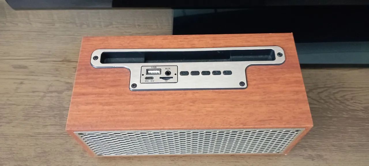 Mini caixa de som retrô (bluetooth). - Foto 3