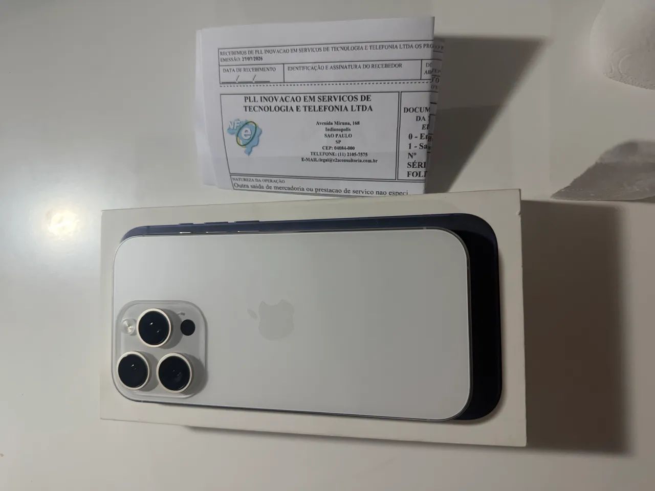 iPhone 16 pro novo 128gb branco - Foto 3