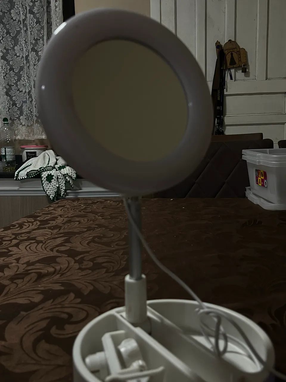 Espelho com Luz LED e Base Organizadora - Funciona Perfeitamente - Foto 5