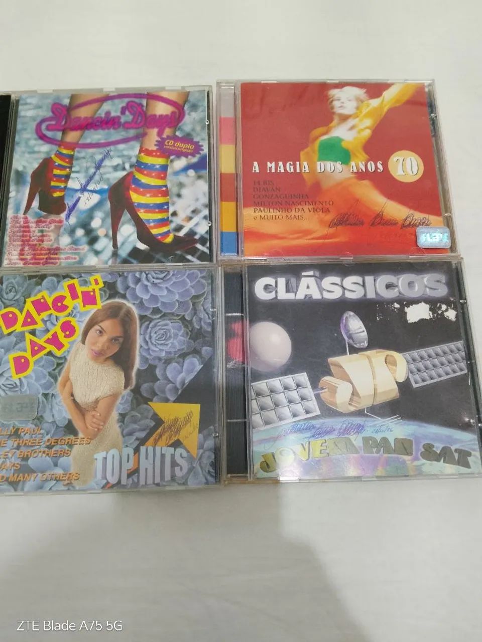 Cd's Dancin' Days duplo, clássico Jovem pan, magia anos 70 (10,00 cada)