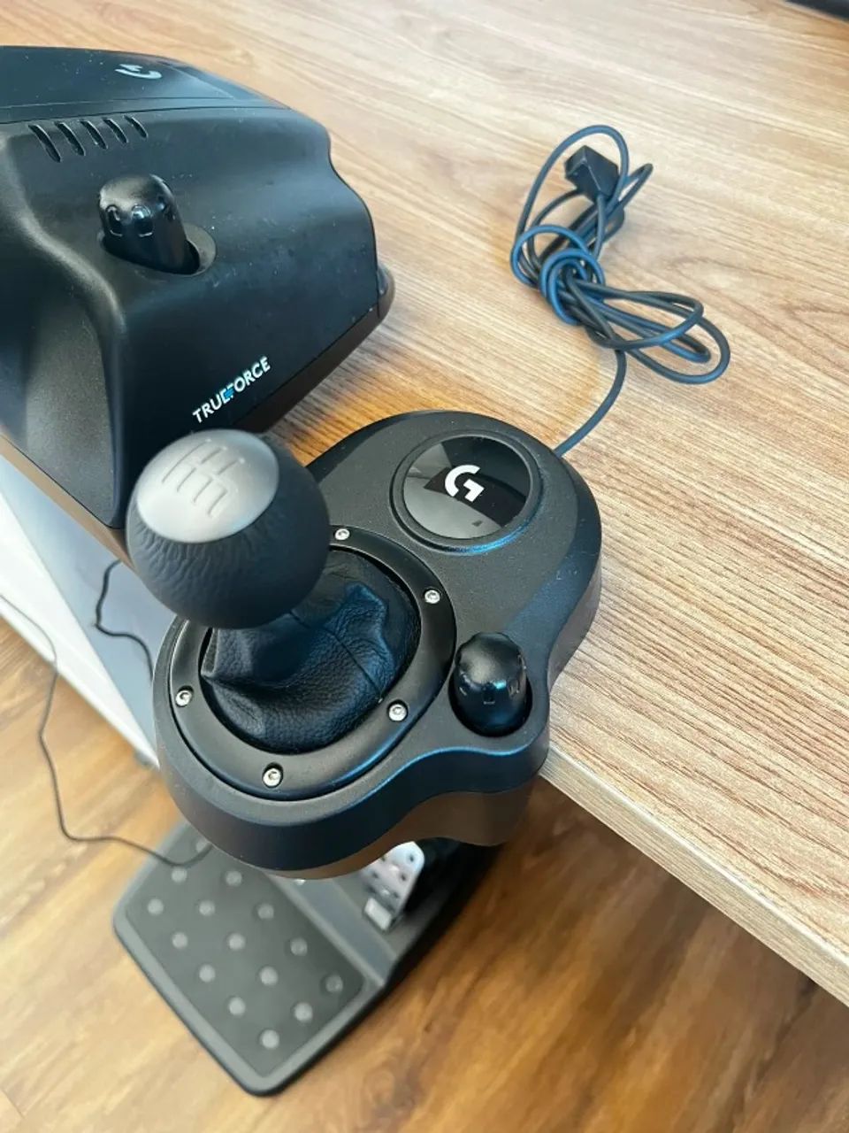 Logitech G923 + Câmbio | PS5, PS4 e PC | Excelente Estado - Foto 3