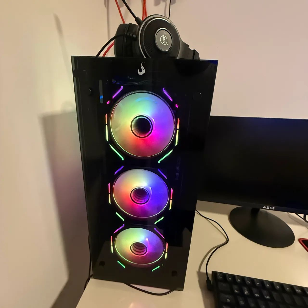 3 Fans RGB Novas - Foto 2