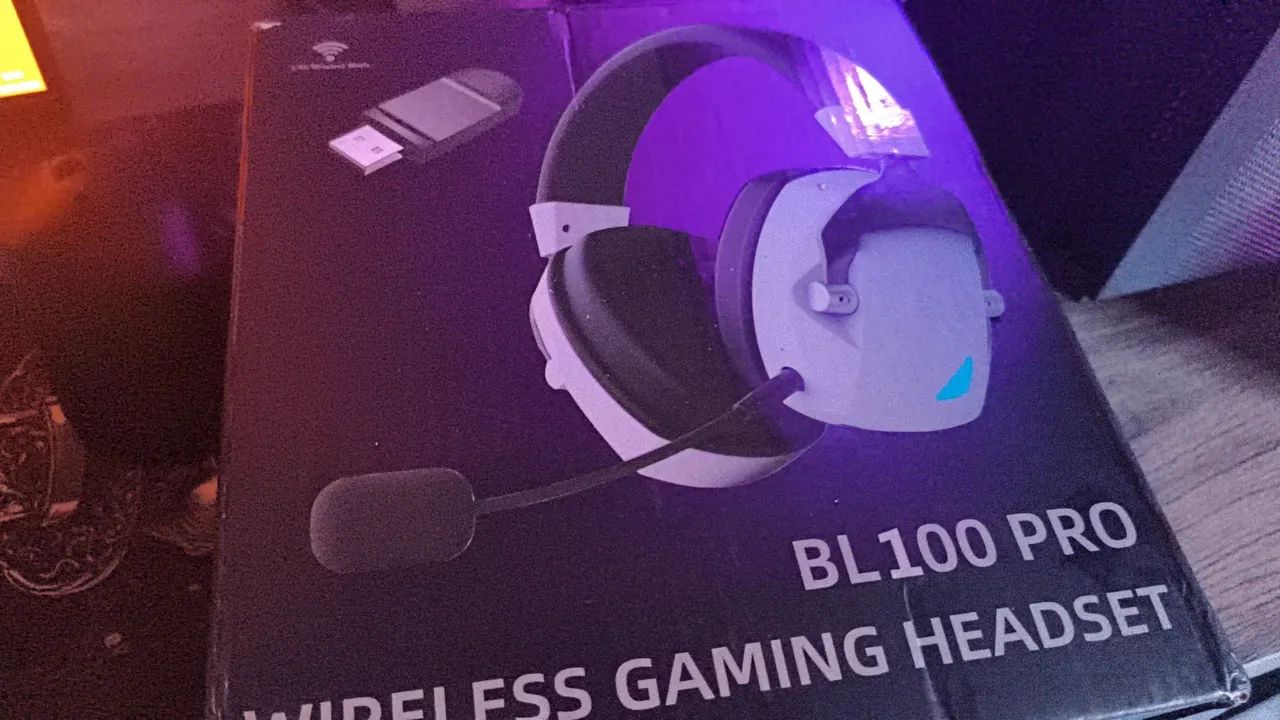 Headset BL100 Pro Branco Lacrado - Foto 4