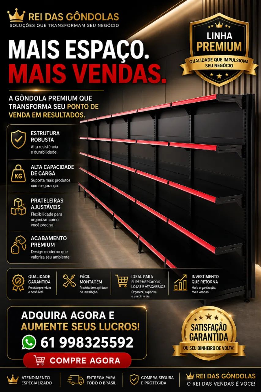 GONDOLAS PARA COMERCIO