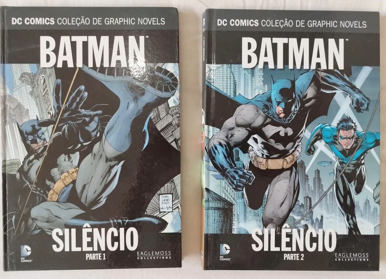 Batman: Silêncio Parte 1 e 2 - Coleção DC Comics eaglemoss