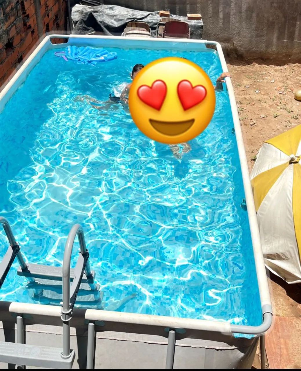 Piscina completa grande 9 mil litros 