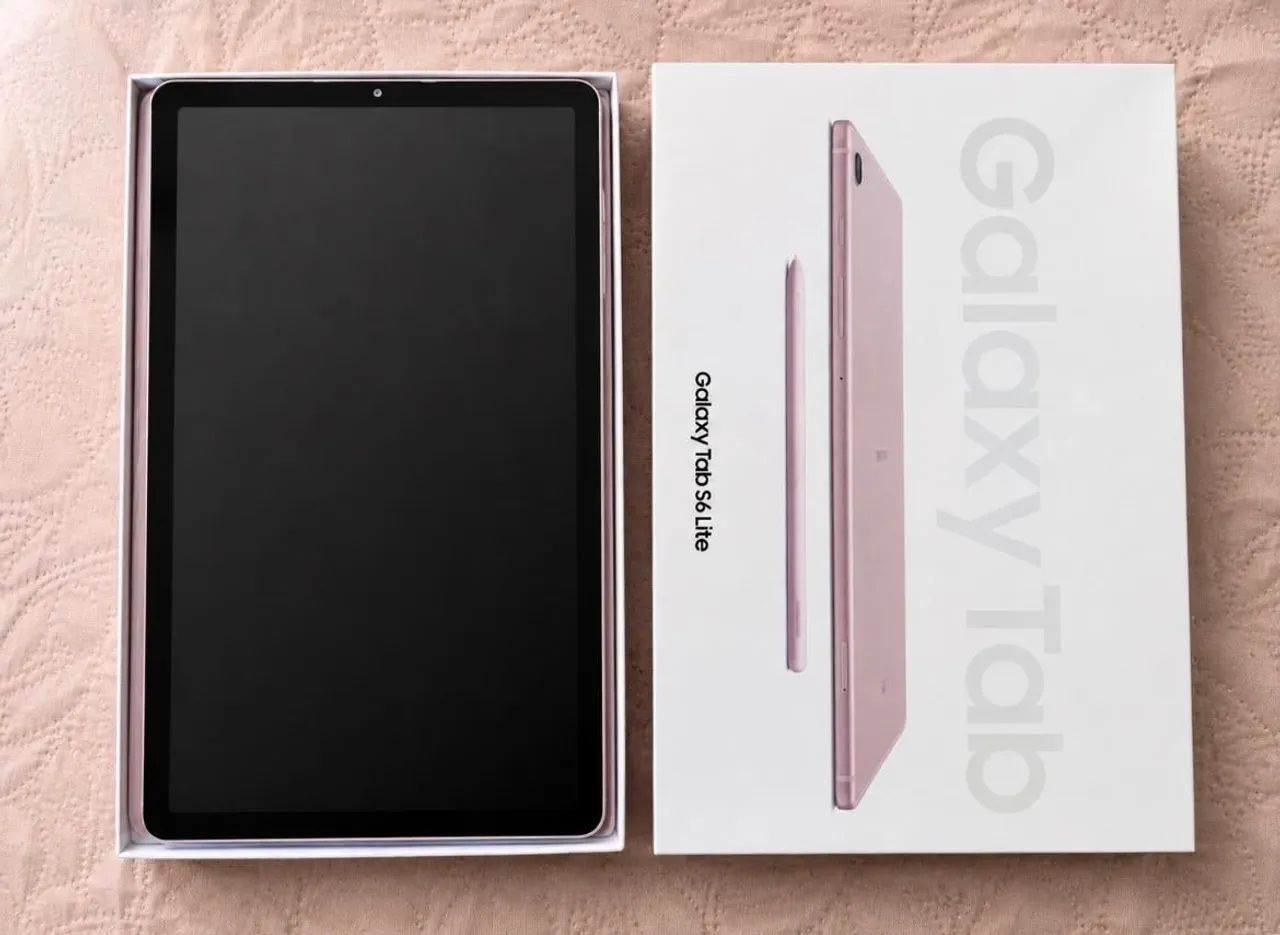 Tablet Samsung s6lite rosa 64gb perfeito estado
