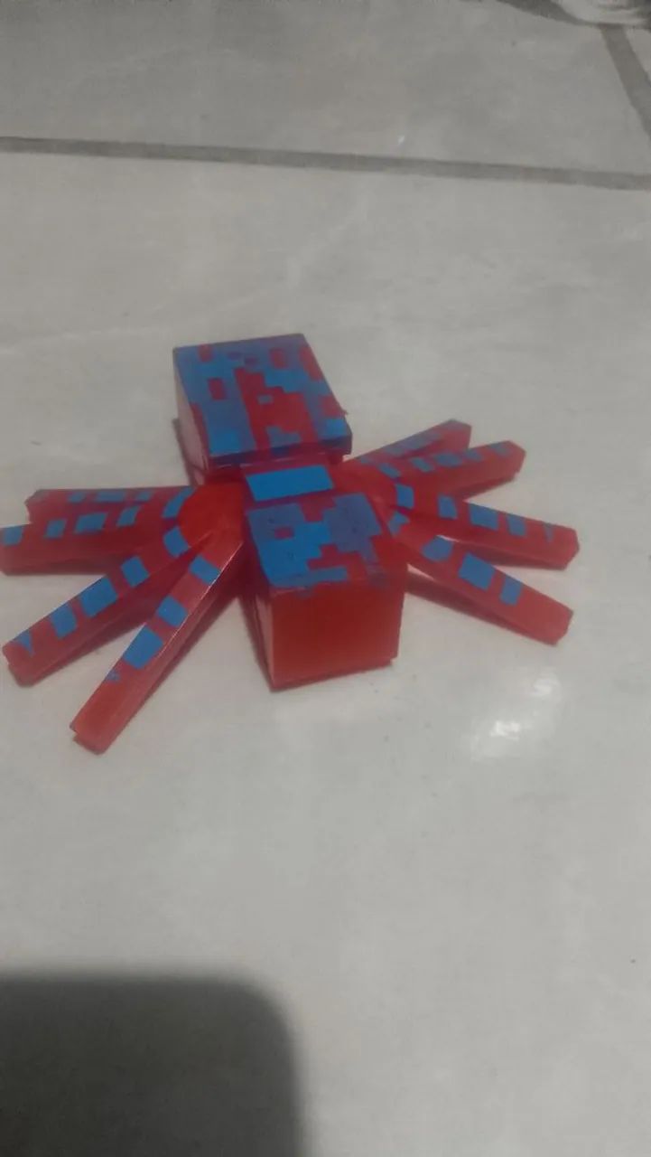 Bonecos, creeper Minecraft e aranha. - Foto 5