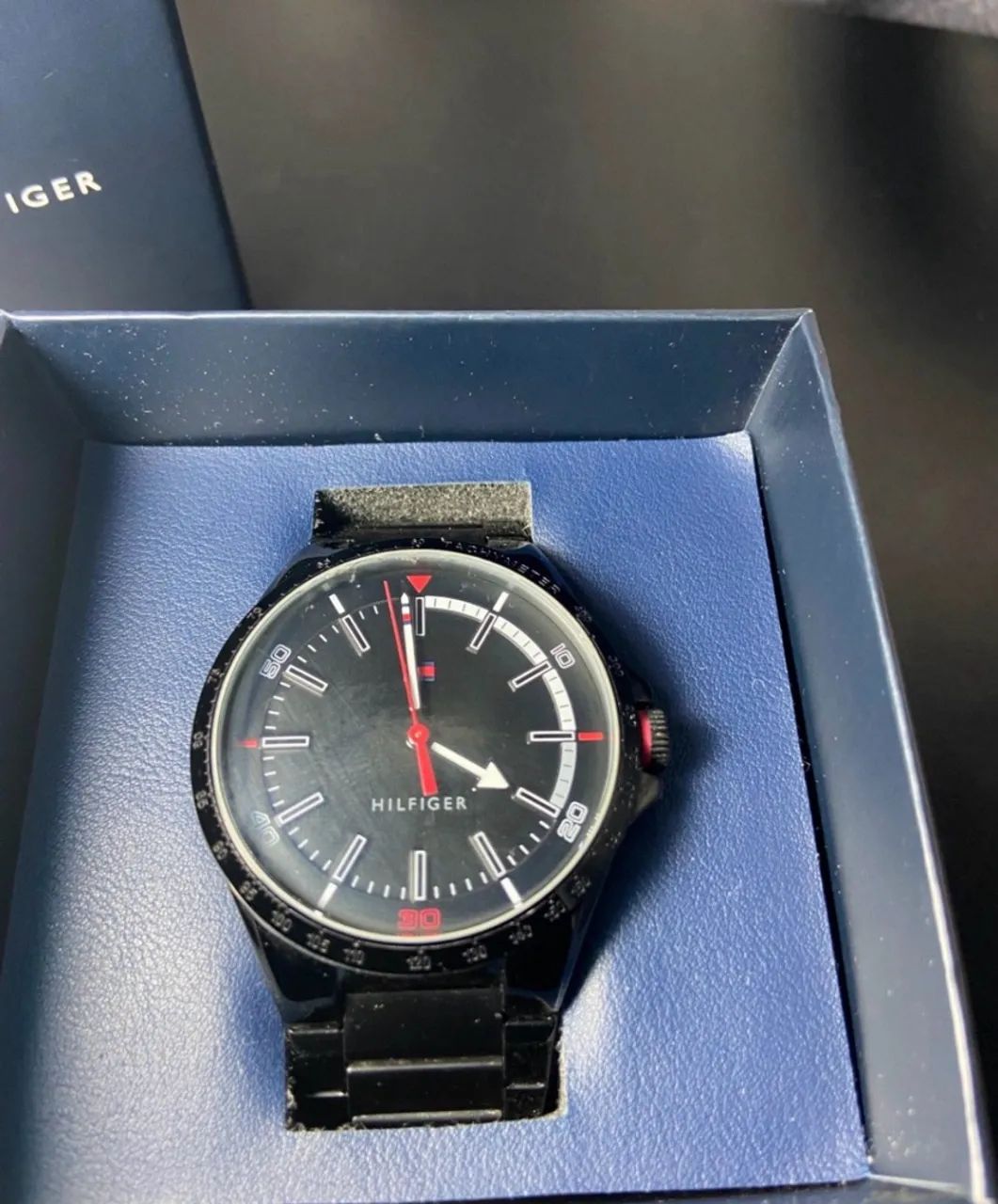 Relógio tommy hilfiger preto original
