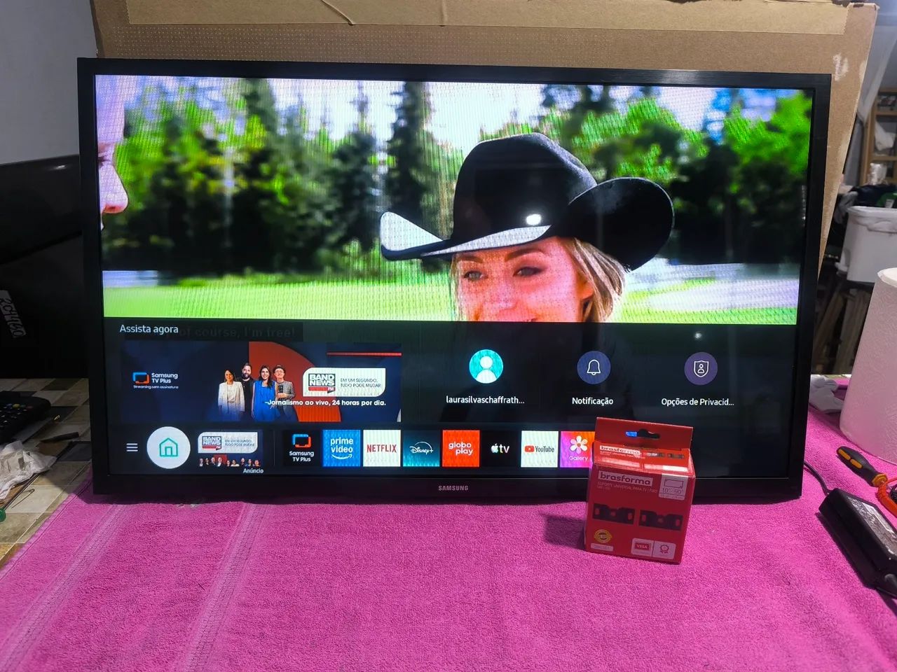 TV Samsung 32 polegadas smart TIZEN  