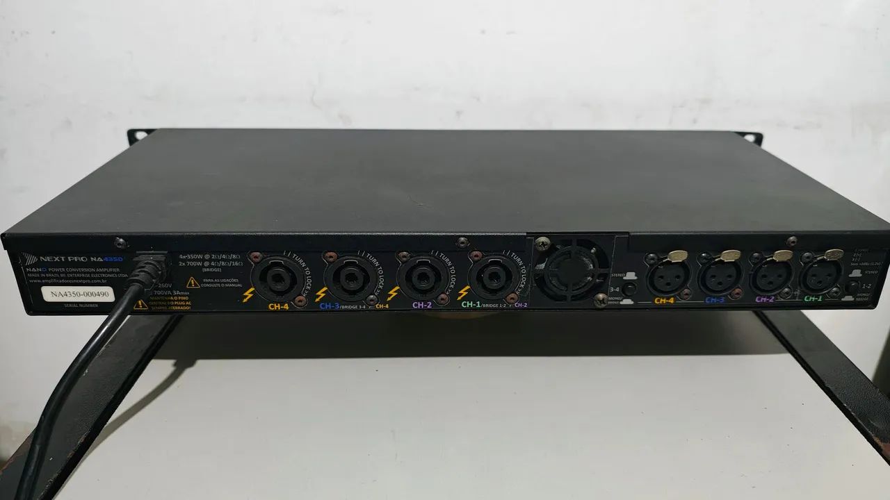 Amplificador Potencia Next Pro NA4350 - Foto 4