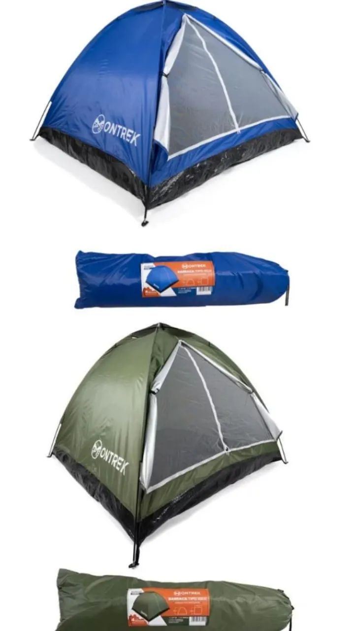 Barraca 4 pessoas de camping Cabana Nova <br>