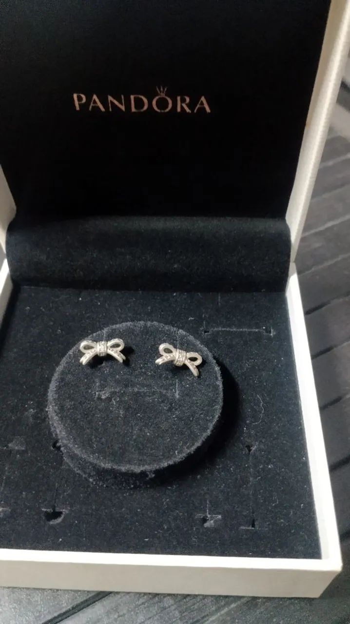 Brincos de prata esterlina Pandora CZ parques da Disney