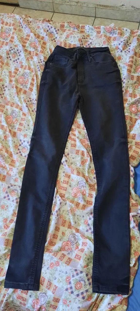 Calça jens preta Animale 