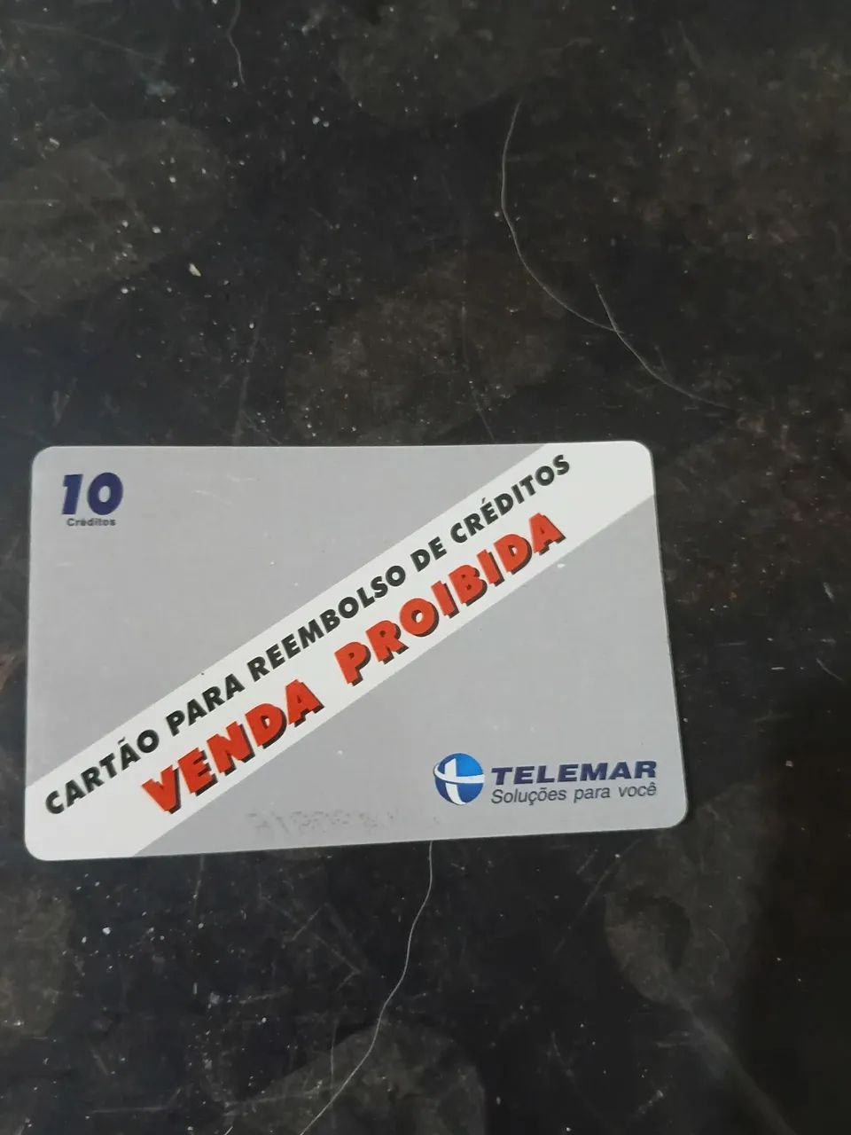 Cartão telefônico antigo  - Foto 2