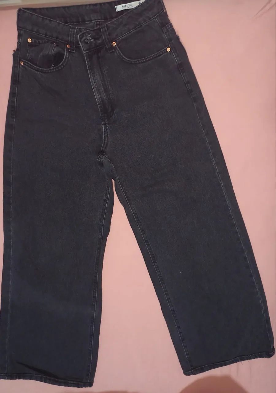 Calça jeans preta - Foto 2