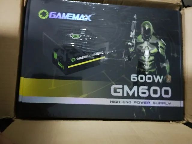 Fonte Gamemax 600W GS600 - Nova, Lacrada na Caixa". - Foto 2