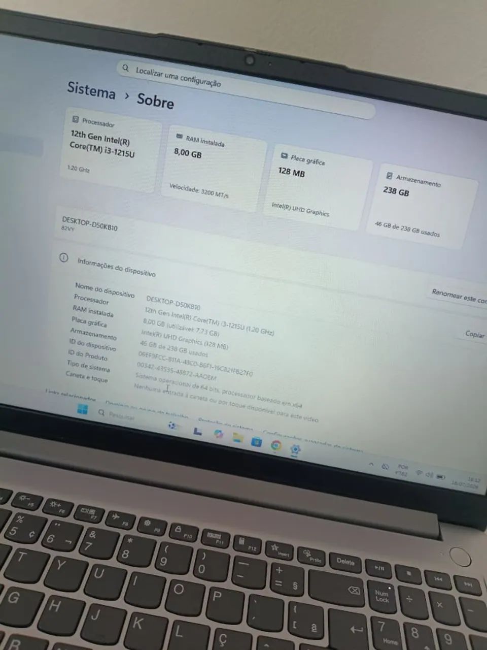 Notebook Lenovo 8GB bem conservado  - Foto 5