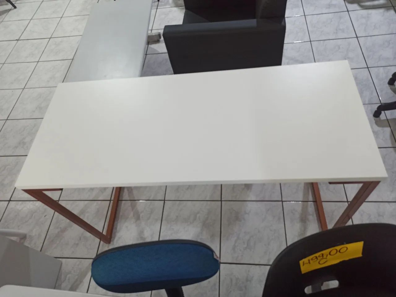 Escrivaninha Branca 1.20  - Foto 3
