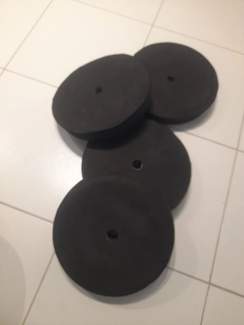 4 anilhas de 10kg (novas) - Foto 2