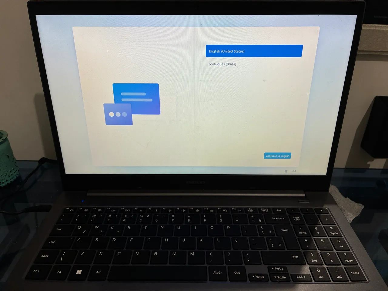 Notebook Samsung Book NP550XDA Celeron 6305 4GB 256GB SSD - Foto 4