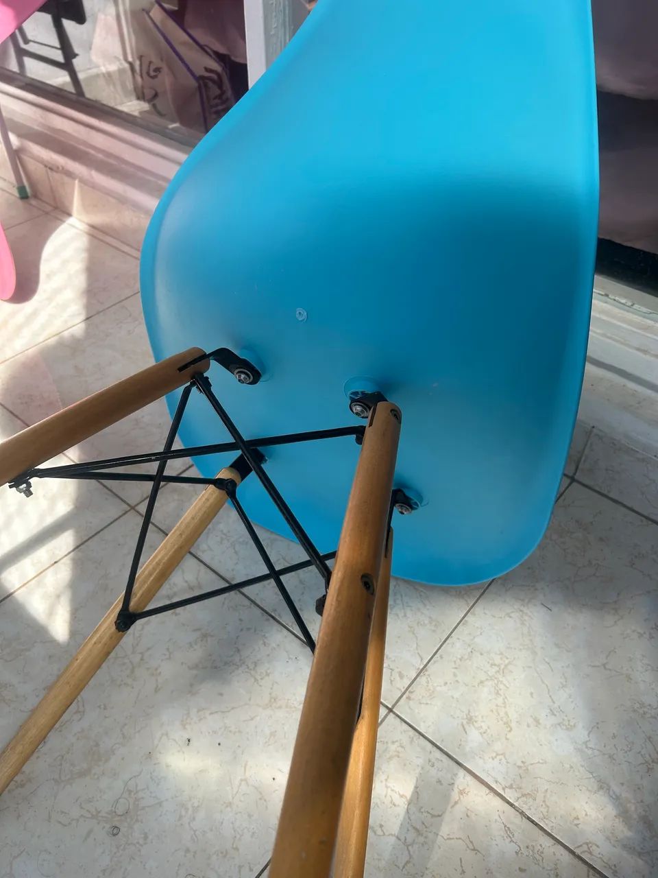 Cadeira Eames Eiffel azul - Foto 2