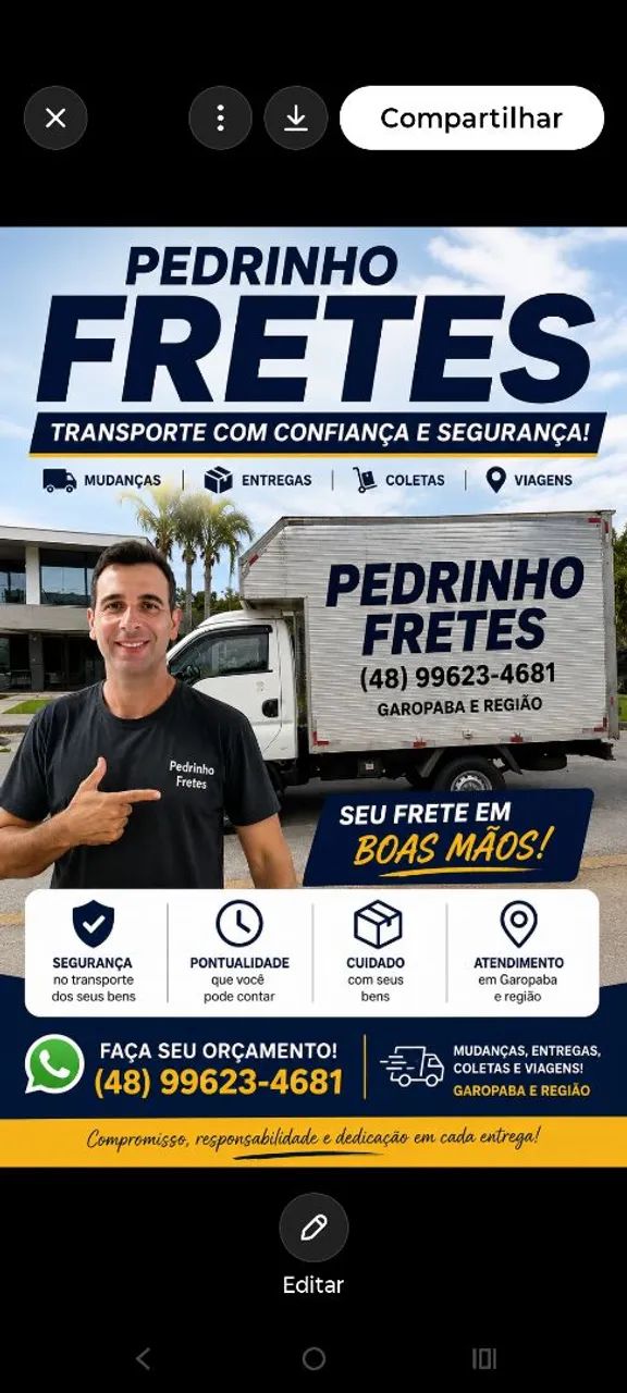 Pedrinho fretes *