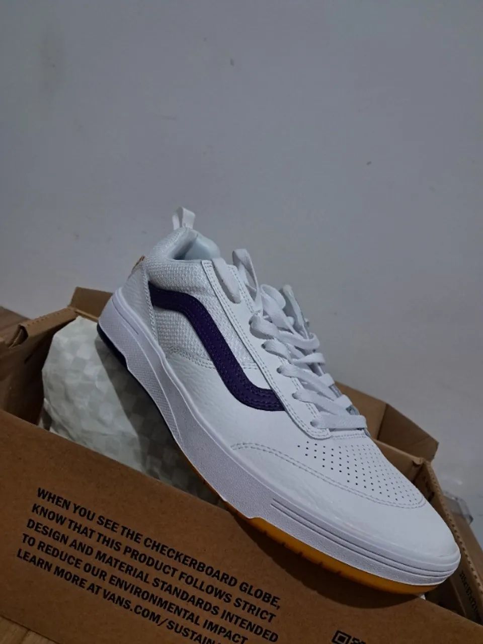 Tênis Skate Vans Zahba Athletic White Multi - Foto 2