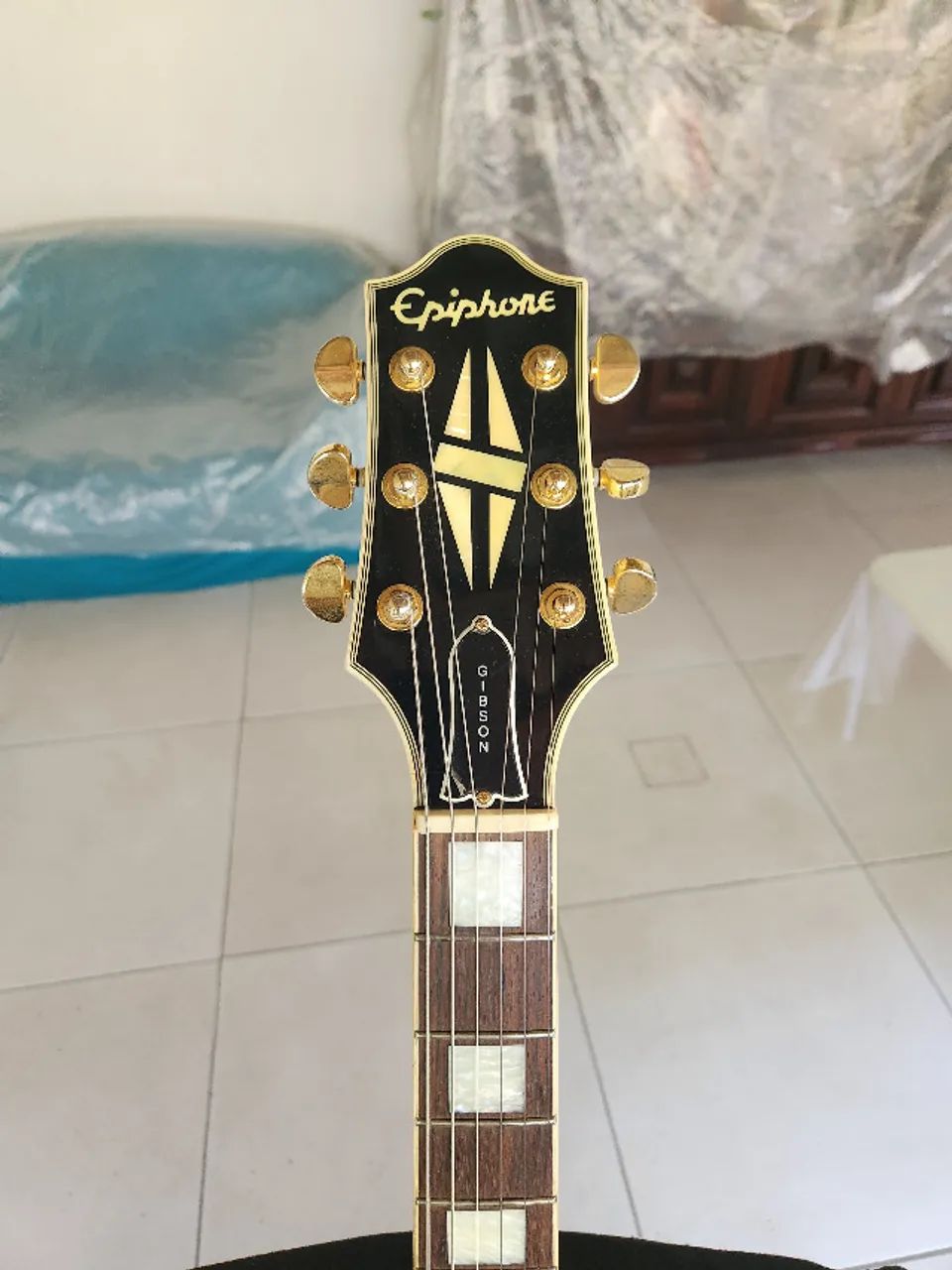 Epiphone Elitist Les Paul Custom Alpine White Japonesa (MIJ