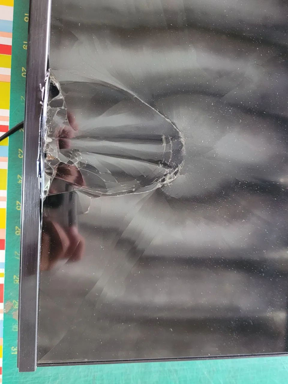 Tv tcl smart 32 polegadas led com tela danificada no estado - Foto 5