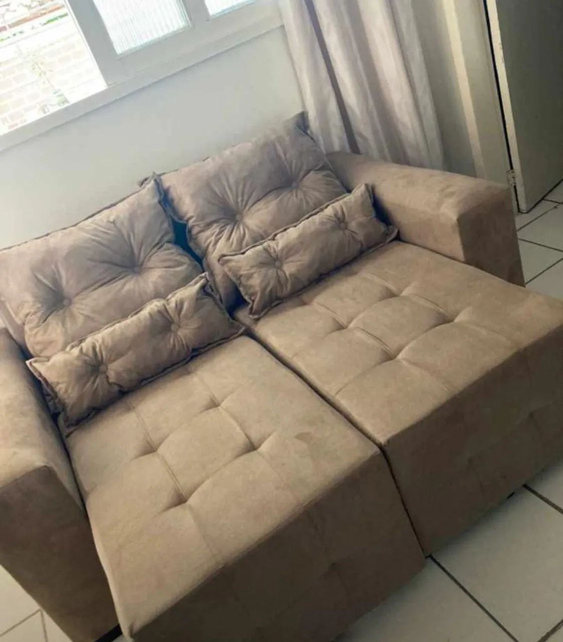 Sofa retrátil 1,60cm de fábrica  - Foto 2
