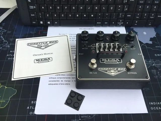 ギター THROTTLE BOX mesa Pedal de efeito preto Mesa Boogie Throttle Box EQ | MercadoLivre