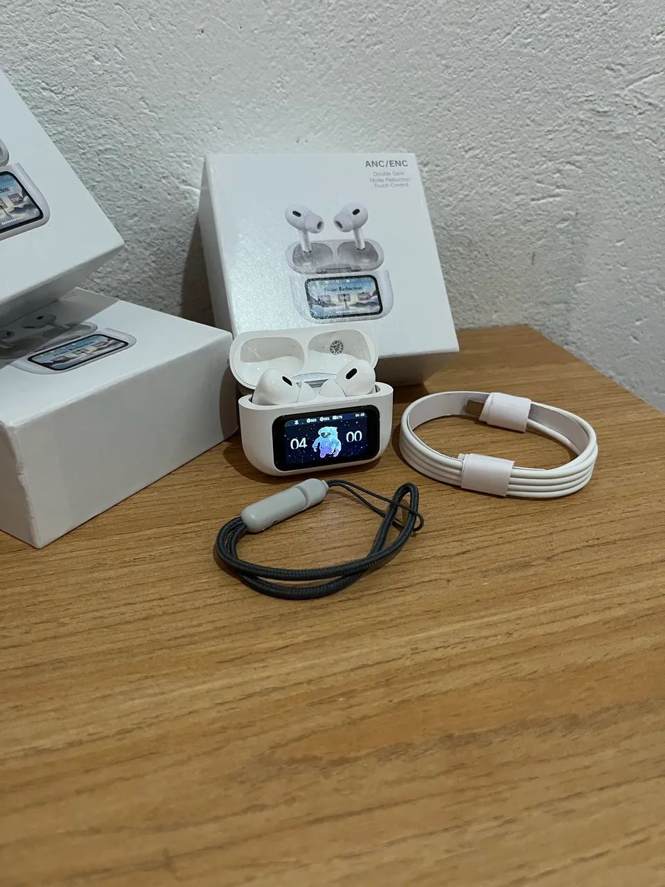 Fone de ouvido Bluetooth Com tela - Foto 3