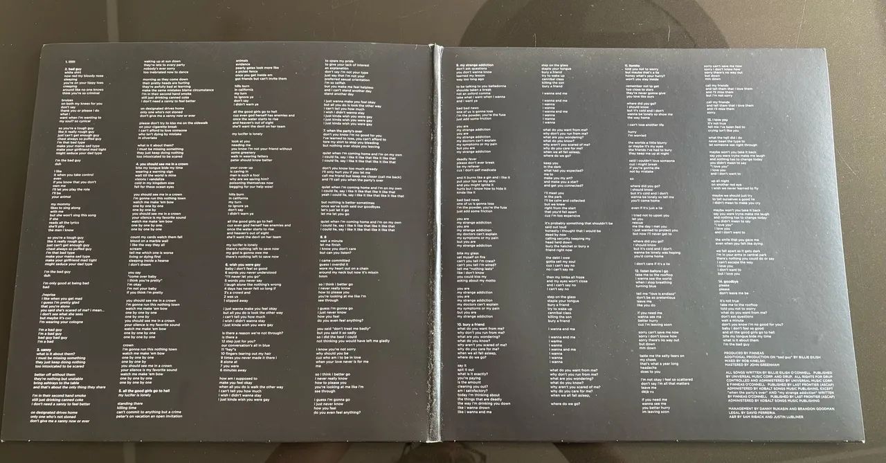 Vinil Billie Eilish when we all fall asleep where do we go  - Foto 2