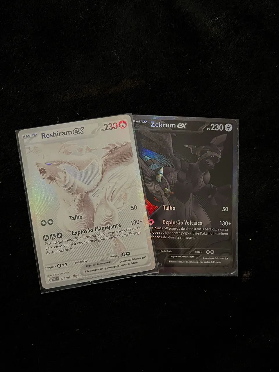 zekrom e reshiram monocromatico pokemon tcg escarlate e violeta