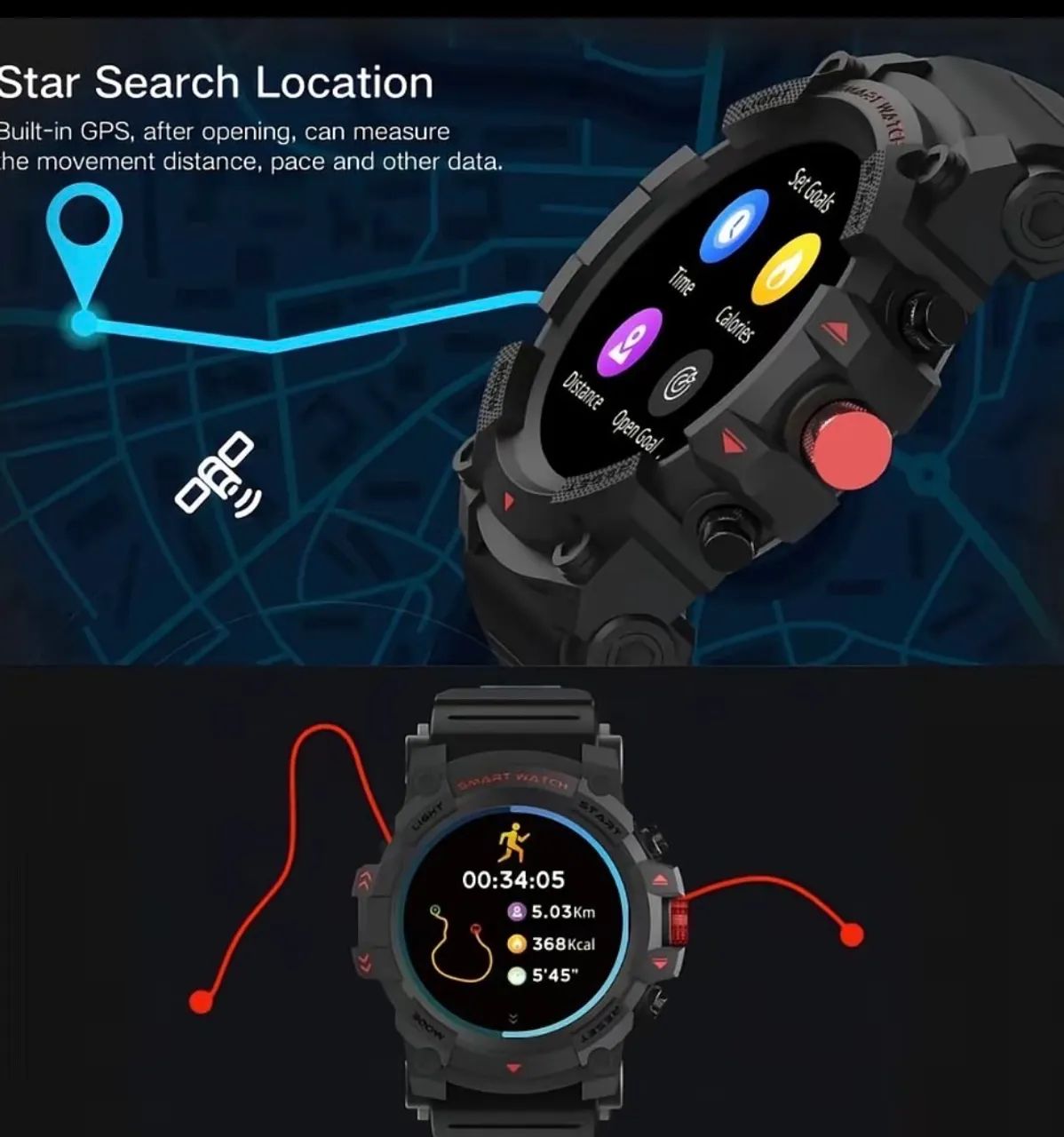 relógio com gps integrado peje  - Foto 4