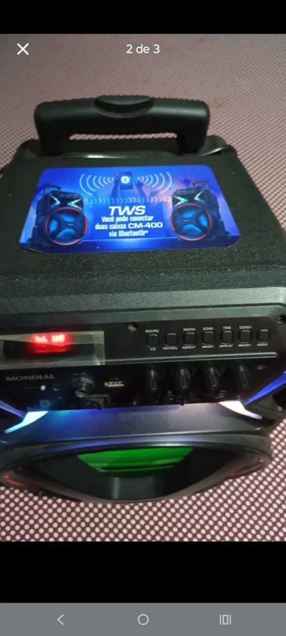 Vendo caixa mundial pegando tudo perfeitamente obs não entrego  - Foto 2