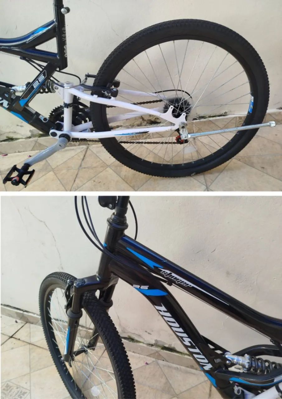 Bicicleta Houston Stinger full suspension aro 26  - Foto 3