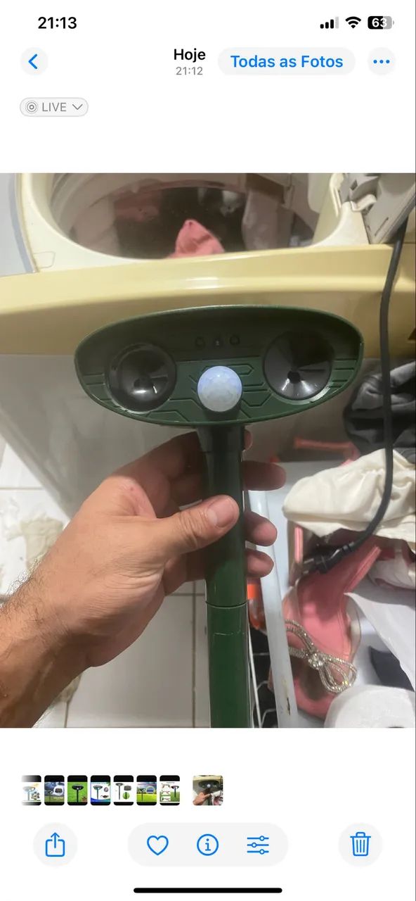 repelente ultrassônico solar de animais