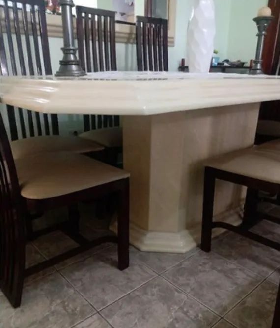 Só esta semana! Mesa Requinte com 4 cadeiras cabe até 8 cadeiras  - Foto 4