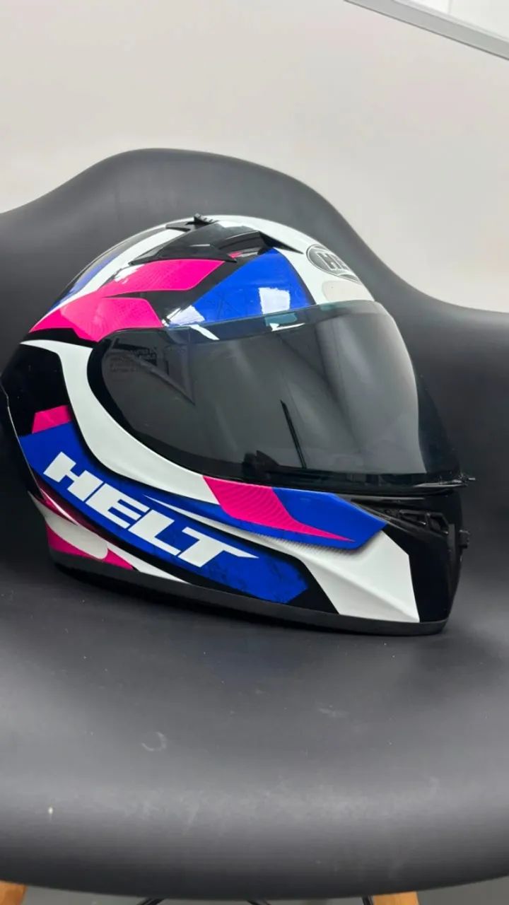 Capacete helt 58 em ótimo estado - Foto 5
