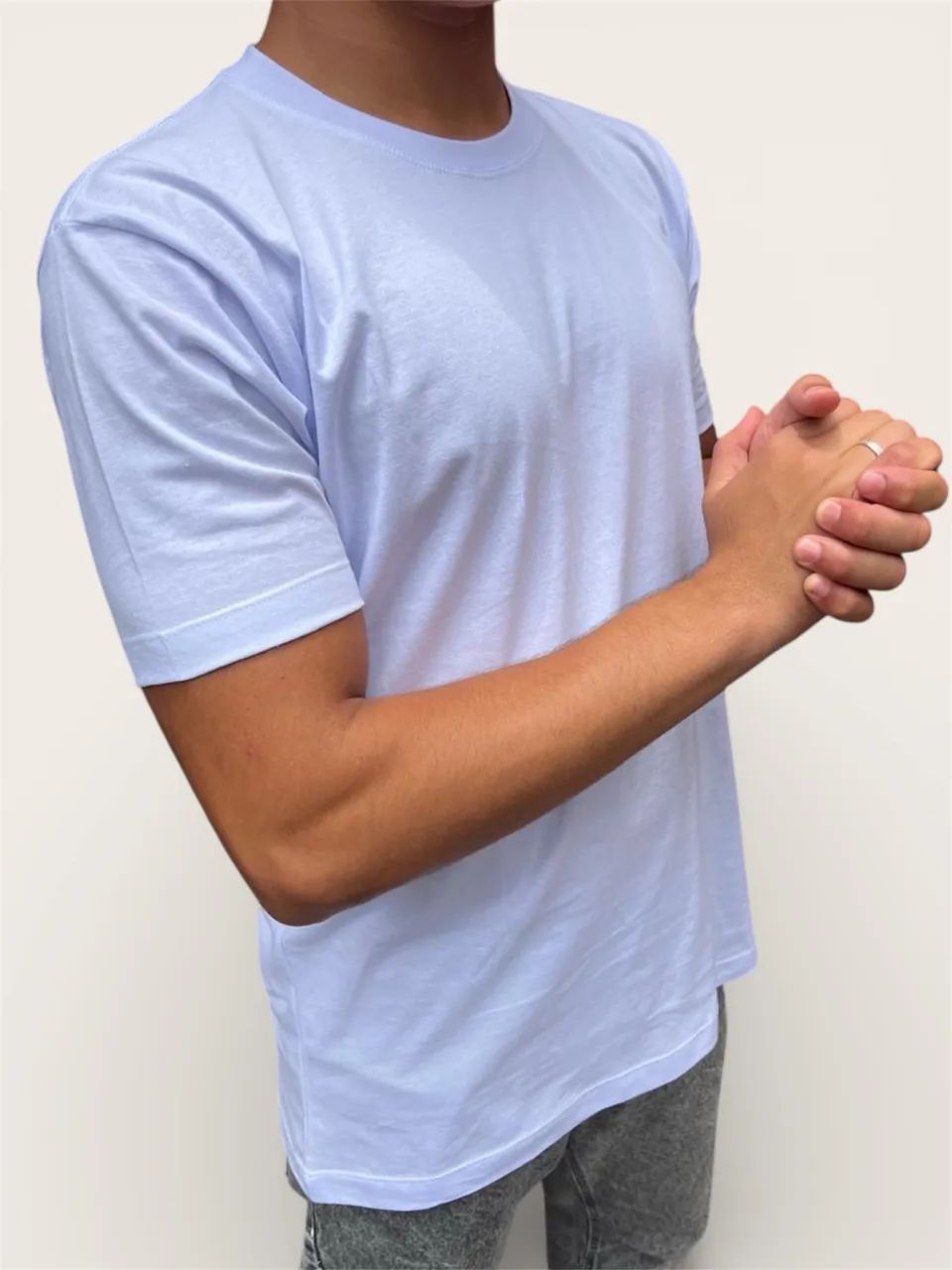 Kit 4 Camisas Básicas Slim Alta Durabilidade  - Foto 4