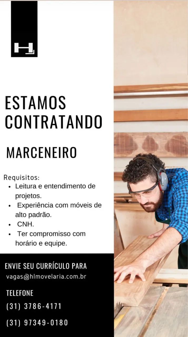 Marceneiro com experiência 