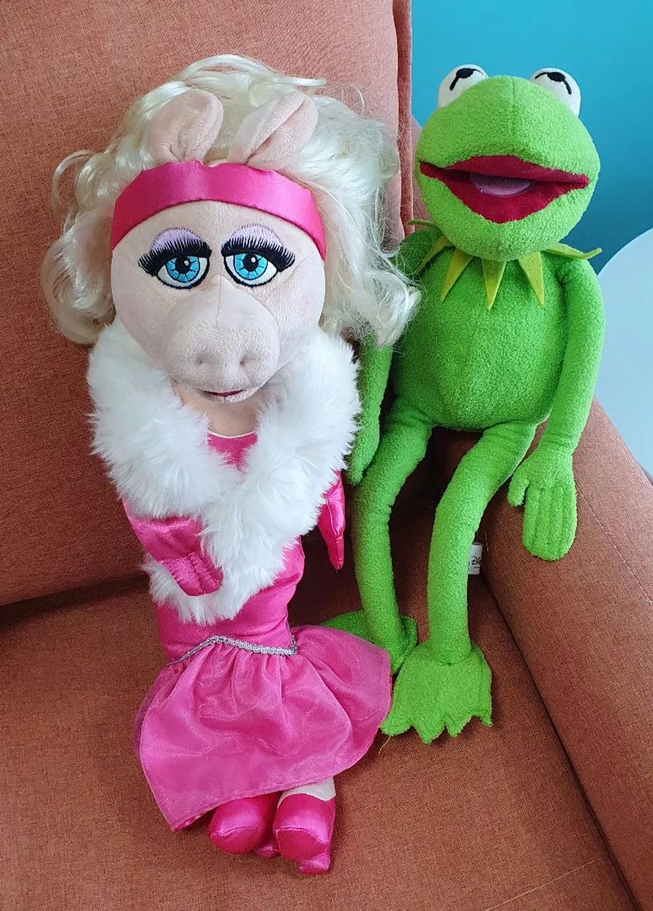 Bonecos Muppet do Caco e Piggy vindos dos EUA - Foto 3