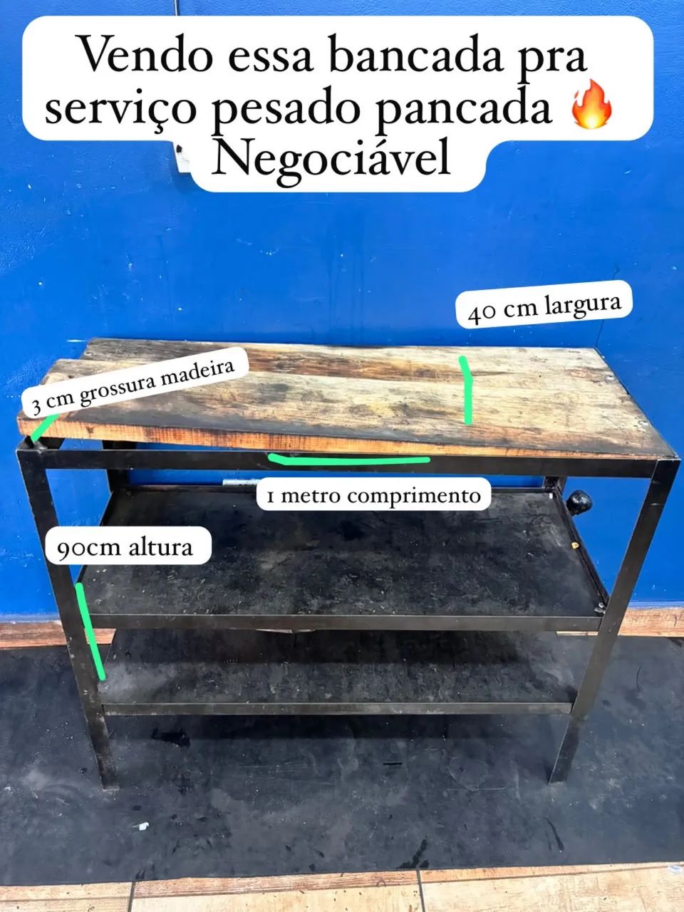 Bancada serviços 