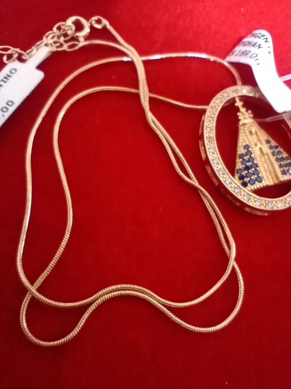 Colar com Pingente de Aparecida  - Foto 3