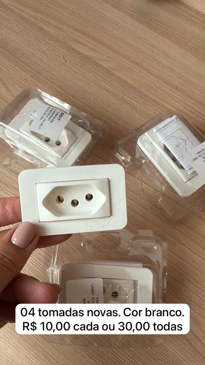 Tomadas novas