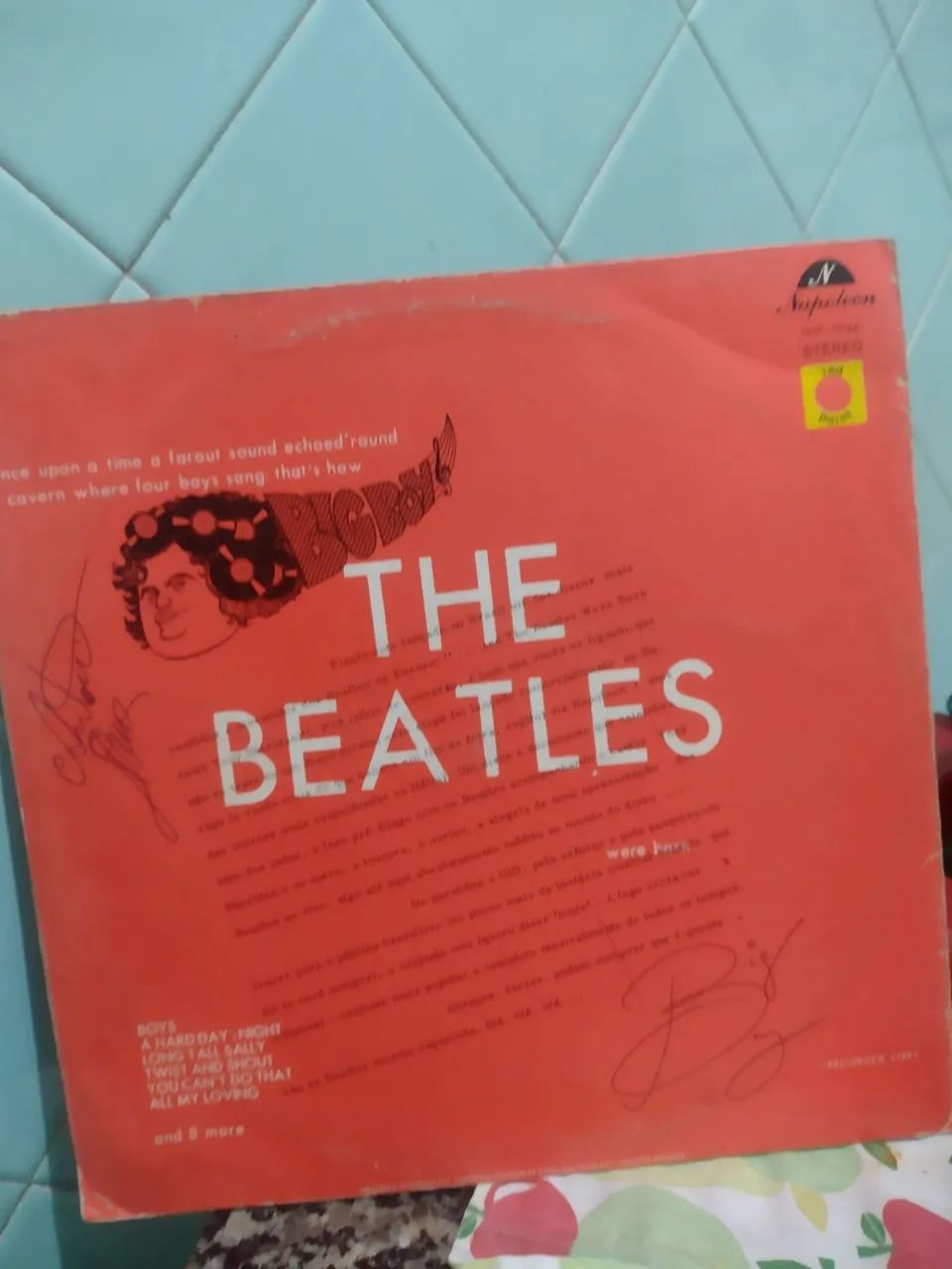 Vinil dos Beatles "The Beatles were born" 