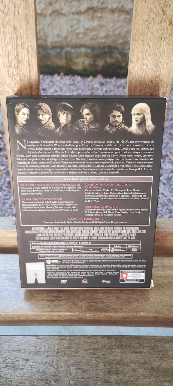 DVD box Game Of Thrones 2ª temporada completa  - Foto 3