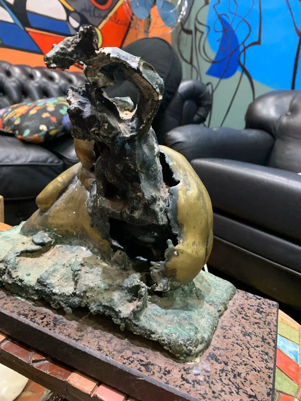 Escultura de bronze maciço  - Foto 4